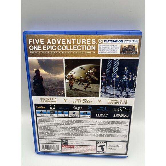 Destiny: The Collection (Sony PlayStation 4, 2016) PS4 Nice Condition Complete - Picture 5 of 7
